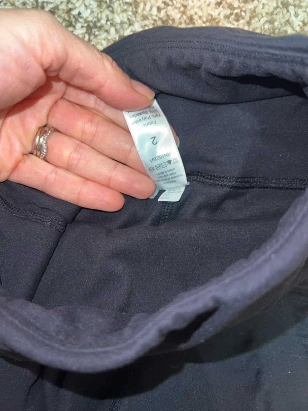 NWT! Sweetflexx Resistance Band Hi Rise Black Full Length Leggings sizes 2, 6, 8 - Picture 6 of 15